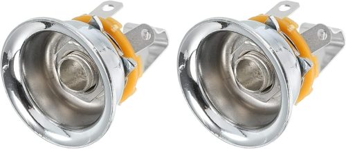 Gitár jack aljzat, 1/4", 2db - Sourcing Map ezüst mono/sztereó csatlakozó elektromos gitárhoz