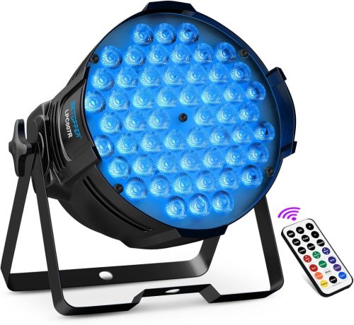 BETOPPER 160W RGB LED Par - Proiector Disco Controlabil DMX cu Telecomandă - Efect Stroboscopic pentru Scenă, Cluburi, Petreceri, Nunți