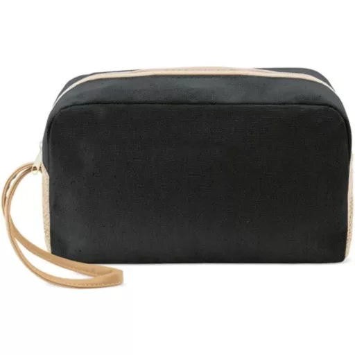 BLUECHOLON Kozmetická taška na cesty, modrá, na zips, toaletná taška pre ženy aj mužov