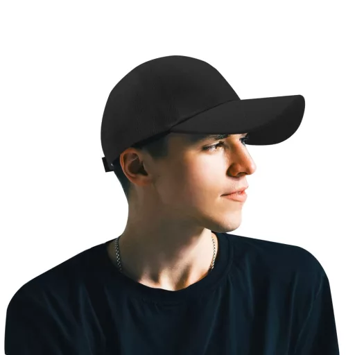 Aomig Unisex Crna Baseball Kapa - Podesiva, Zaštita od Sunca, Za Sport i Slobodno Vrijeme