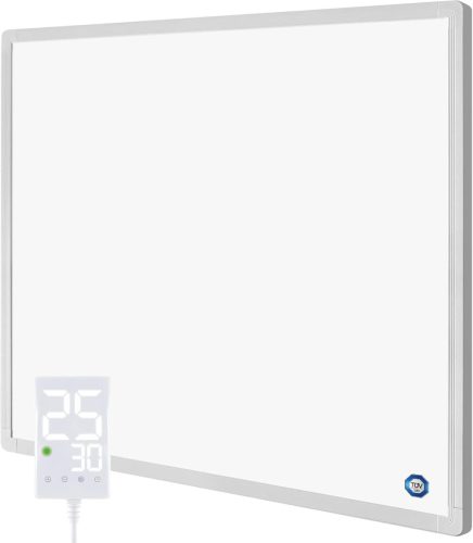 Panou radiant infraroșu Hocosyme cu termostat - 300W, montare pe perete, 120°C, încălzire 1-3 minute, Certificare TÜV, Control tactil