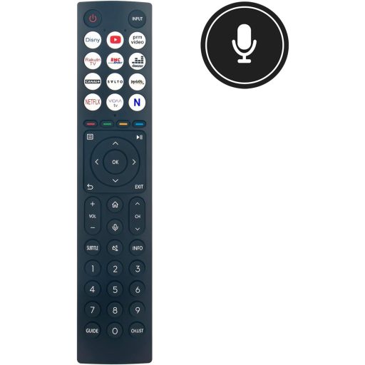 ALLIMITY ERF3C86H Hisense TV távirányító 55A85H 75U8HQ 65U7HQ 65A9H