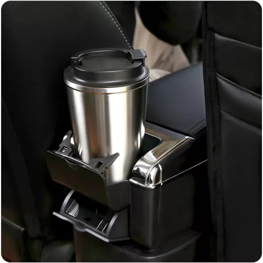 YJYWZH Opel Corsa F 2020-2025 Stredová konzola Lakťová opierka Úložný box s držiakom na nápoje