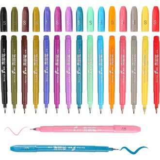   Maikedepot Set de 15 carioci colorate pentru caligrafie, ideal pentru începători