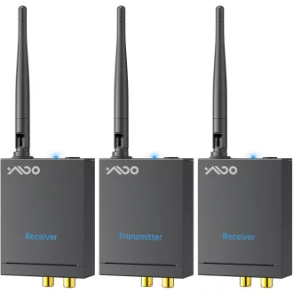   YMOO 3 az 1-ben Bluetooth adó-vevő, 20ms késleltetés, 320 méter hatótáv, TV/hangszóró/PC
