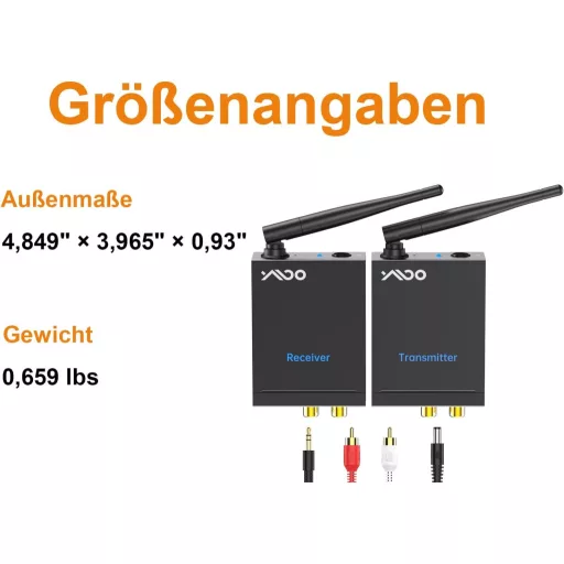 YMOO 3 az 1-ben Bluetooth adó-vevő, 20ms késleltetés, 320 méter hatótáv, TV/hangszóró/PC