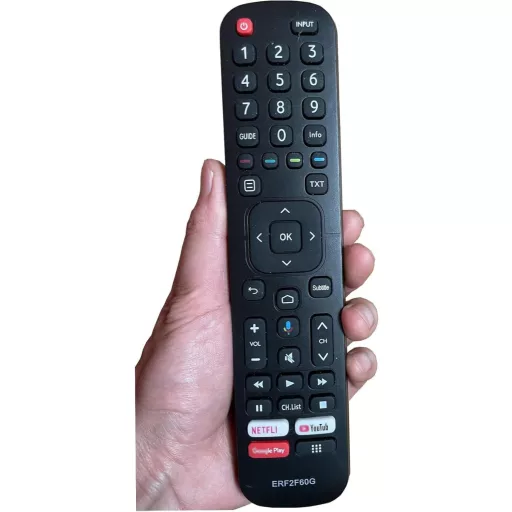 Telecomandă tianxunh Hisense ERF60G pentru Smart Android TV, compatibilă cu modelele 32A56E, 40A56E