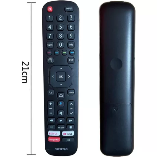Telecomandă tianxunh Hisense ERF60G pentru Smart Android TV, compatibilă cu modelele 32A56E, 40A56E
