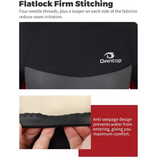 Owntop 3/2mm Neoprén Wetsuit Férfi és Női Búvárkodáshoz, Szörfözéshez