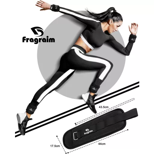 Závažia na zápästie a členky Fragraim 1-10 kg na cvičenie a beh