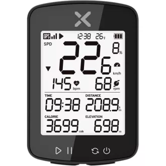  Ciclocomputer GPS XOSS G+, vitezometru wireless cu sincronizare Strava, rezistent la apă IPX7