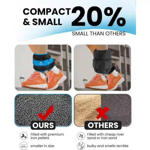 Gama Fragraim de greutăți pentru încheieturi și glezne, 1-10 kg, pentru antrenament fitness