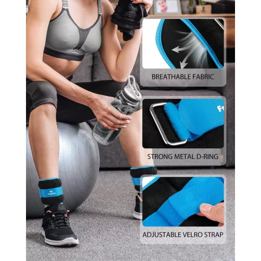 Gama Fragraim de greutăți pentru încheieturi și glezne, 1-10 kg, pentru antrenament fitness