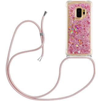   HomiTunky puzdro na telefón Xiaomi Redmi A1 s retiazkou, ružové, šnúrka na krk