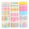 LGEGE Roza Ukrasna Washi Traka Set - 20 Rola, 5 Širina (5-25mm), Vodootporna Japanska Masking Traka za Scrapbooking, Bullet Journal