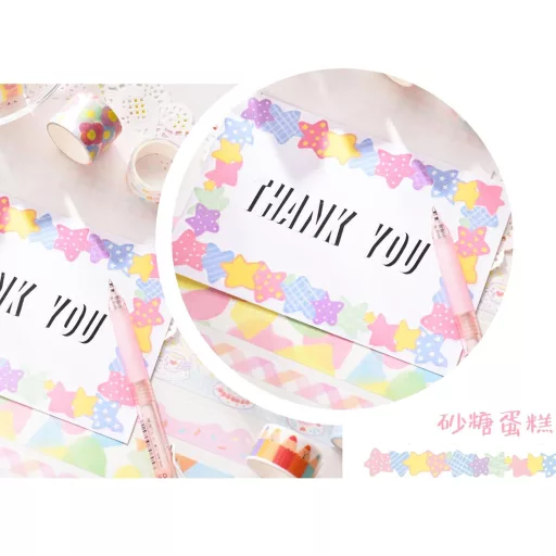 LGEGE Washi Dekorációs Ragasztószalag Készlet - 20 Tekercs, 5 Szélesség (5-25mm), Japán Masking Tape Scrapbookhoz, Bullet Journalhoz, Ajándé