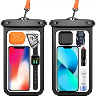   MRAIN-H 2 darabos vízálló védőtok iPhone és Samsung Galaxy telefonokhoz, strand és medence használatra