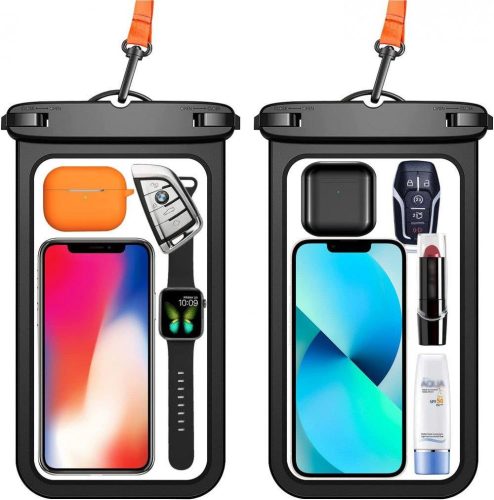 Vodoodolné puzdrá na telefóny Samsung a iPhone, 2-dielna súprava na pláž