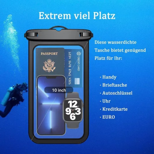 Samsung és iPhone vízálló telefontok, 2 db-os szett strandoláshoz