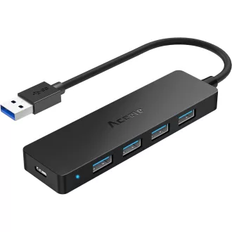   Aceele USB 3.0 Hub 4 portos, MacBook/iMac/Windows laptop kompatibilis, 1,2m kábel