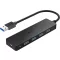 Aceele USB 3.0 Hub 4 portos, MacBook/iMac/Windows laptop kompatibilis, 1,2m kábel