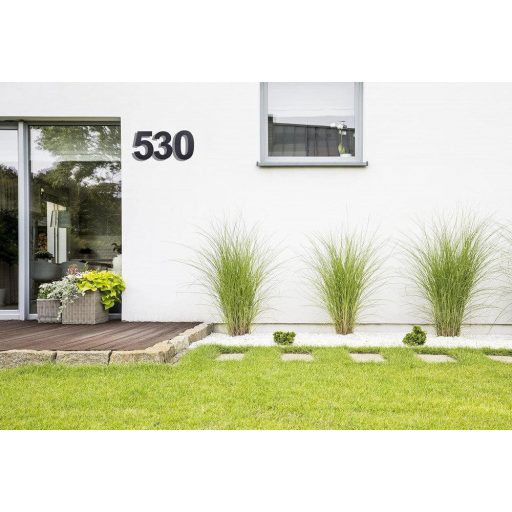 Nerezové 20,5 cm domové číslo "4" - Odolné voči poveternostným vplyvom, Veľké