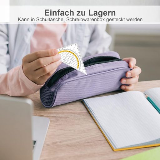 Prota 10 részes geometria szögmérő készlet, rajzoláshoz, iskolához, irodához