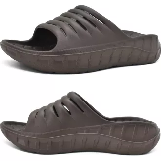   KuaiLu Férfi Ortopéd Papucs Talpfájdalom Ellen - Könnyű Nyitott Orrú Sport Szandál Nyári Strand Fürdőzéshez