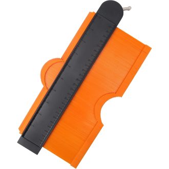   MECHEER Kontúrmérő Eszköz 25 cm Zárható - Profilmásoló Sablon Laminált Padlóhoz, Szőnyeghez, Fához - Asztalos Jelölő Szerszám Férfiaknak