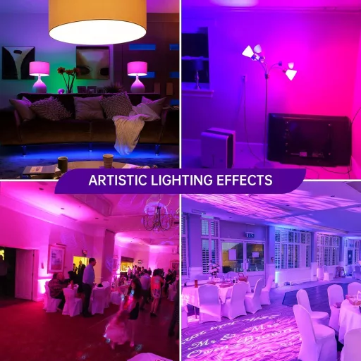 WTL UV LED izzó E27 9W fekete lámpa 4db szett