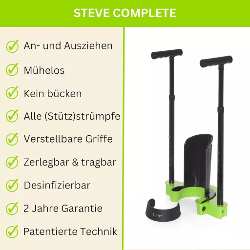 Steve Complete Kompressziós Harisnya Fel- és Levételi Segédeszköz S méret