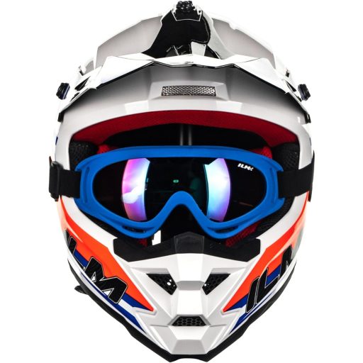 ILM Fullface MTB Motocross Sisak Gyerek Kerékpár Downhill Quad Enduro ECE22.06