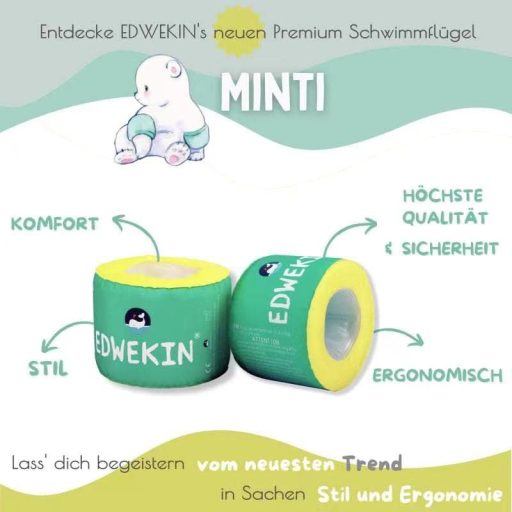 EDWEKIN Plutajući kolut za djecu s pjenastom jezgrom, 1-6 godina, za djevojčice i dječake