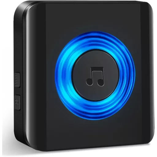 Bezdrôtový zvonček Satisure s prijímačom, 58 melódiami a 5 úrovňami hlasitosti