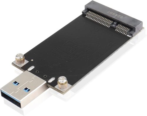 mSATA SSD USB 3.0 Külső Merevlemez Ház 50x30mm - Laptop és PC Kompatibilis Adapter Állapotjelző LED-del
