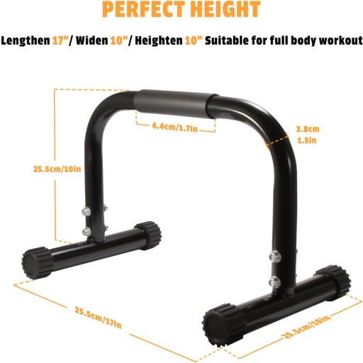 KingMile Parallettes Nyújtófej Fekvőtámasz Rúd Csúszásmentes Edzéseszköz