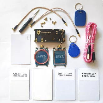   XGOIENZI Proxmark3 RDV2 NFC RFID Klonovač a Kopírka Kariet - Čítačka a Zapisovačka IC/ID Kariet, s Funkciou Kopírovania UID, s USB Káblom
