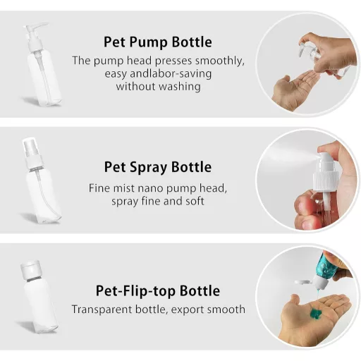 Set de Călătorie MyGadget 14 Piese - Recipiente de Călătorie și Borcănașe pentru Creme