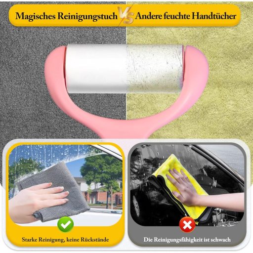 VEVOQIM 15 bucăți lavete din microfibră îngroșată pentru mașină, bucătărie, sticlă