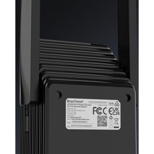 BrosTrend AX1500 WiFi 6 Erősítő Dual Band 1500Mbps Gigabit LAN Port