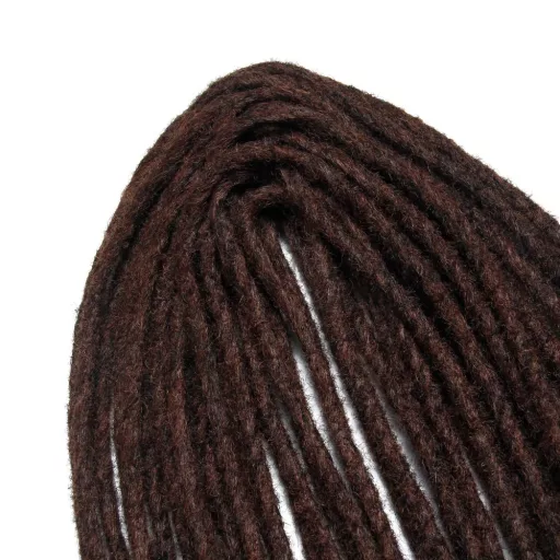 Dsoar 50cm syntetické háčkované dredy v reggae štýle