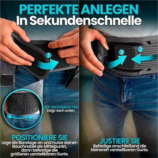 NativoDex Podporný pás proti bolestiam chrbta – Stabilizátor driekovej chrbtice s výstužou