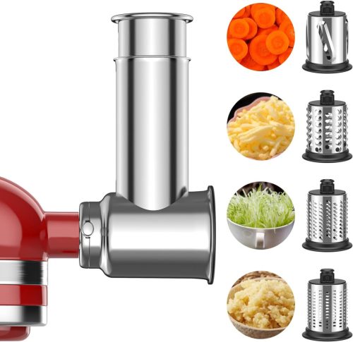 KitchenAid robotgéphez való rozsdamentes acél reszelő és szeletelő feltét
