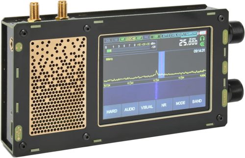 Yunseity Malahit SDR Vevőkészülék 50kHz-2GHz, 3.5" IPS Érintőképernyővel, AM SSB NFM WFM CW Rövidhullámú Rádió, Kettős Antenna Bemenettel