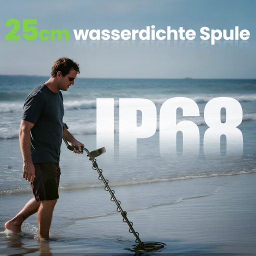 DR.ÖTEK Professzionális Fémkereső Készlet Felnőtteknek, Vízálló Tekerccsel és LCD Kijelzővel