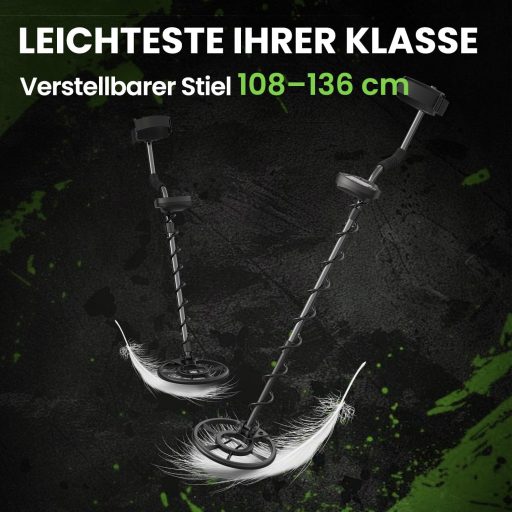 DR.ÖTEK Professzionális Fémkereső Készlet Felnőtteknek, Vízálló Tekerccsel és LCD Kijelzővel