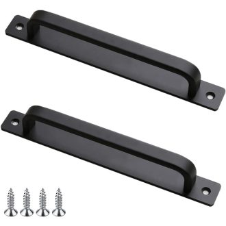  Yoaeyok 213mm Fekete Alumínium Csúszóajtó Fogantyú Pár Garázs Kapu Bútor