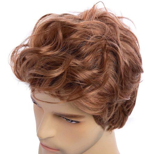 Beweig férfi paróka barna rövid réteges szintetikus teljes paróka