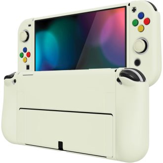   PlayVital ZealProtect mekana zaštitna maska za Nintendo Switch OLED s kapicama za Joy-Con i zaštitnim poklopcima za gumbe