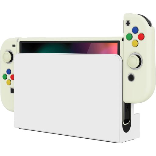 PlayVital ZealProtect mekana zaštitna maska za Nintendo Switch OLED s kapicama za Joy-Con i zaštitnim poklopcima za gumbe